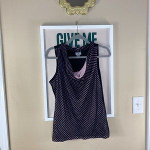 Vintage Mesh Striped Top